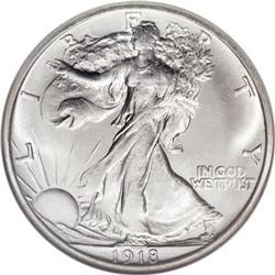 1918-S 50C MS65 NGC