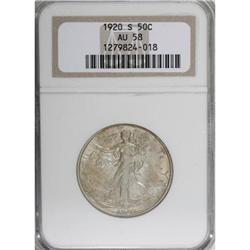 1920-S 50C AU58 NGC