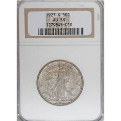 1927-S 50C AU58 NGC
