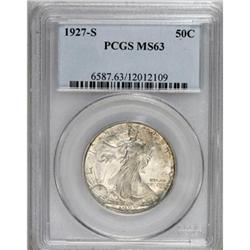 1927-S 50C MS63 PCGS
