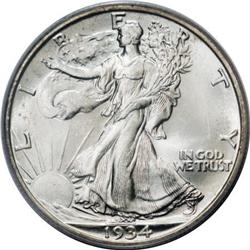 1934-S 50C MS65 PCGS