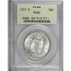 1937-D 50C MS66 PCGS