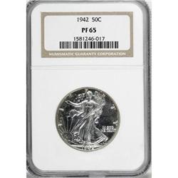 1942 50C PR65 NGC