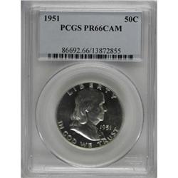 1951 50C PR66 Cameo PCGS