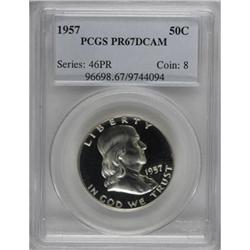 1957 50C PR67 Deep Cameo PCGS