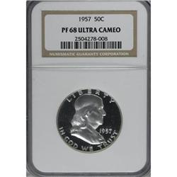 1957 50C PR68 Ultra Cameo NGC