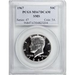 1967 50C SMS MS67 Deep Cameo PCGS