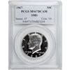 Image 1 : 1967 50C SMS MS67 Deep Cameo PCGS