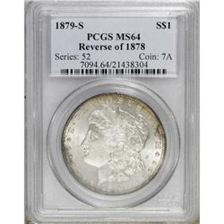 1879-S $1 Reverse of 1878 MS64 PCGS