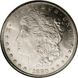 1880-CC $1 MS66 Prooflike NGC