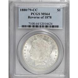 1880/79-CC $1 Reverse of 1878 MS64 PCGS