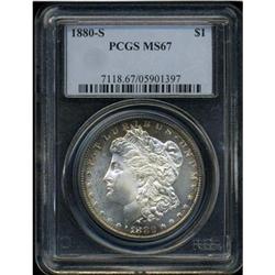 1880-S $1 MS67 PCGS