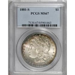 1881-S $1 MS67 PCGS