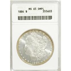 1884 $1 MS65 Deep Mirror Prooflike ANACS