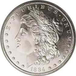 1884-CC $1 MS66 Deep Mirror Prooflike PCGS