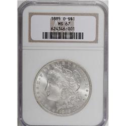 1885-O $1 MS67 NGC