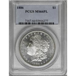 1886 $1 MS66 Prooflike PCGS