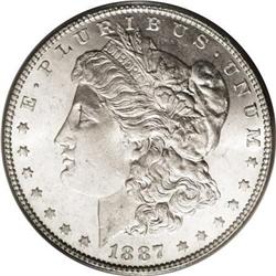 1887/6 $1 MS64 Deep Mirror Prooflike PCGS