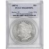 Image 3 : 1887/6 $1 MS64 Deep Mirror Prooflike PCGS