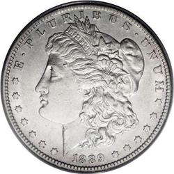 1889-CC $1 AU50 PCGS