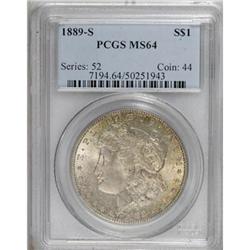 1889-S $1 MS64 PCGS