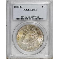 1889-S $1 MS65 PCGS