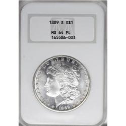 1889-S $1 MS64 Prooflike NGC