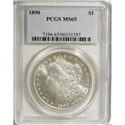 1890 $1 MS65 PCGS