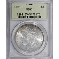 1890-S $1 MS65 PCGS
