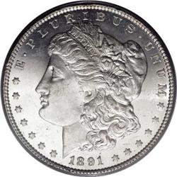 1891-CC $1 MS64 Deep Mirror Prooflike PCGS