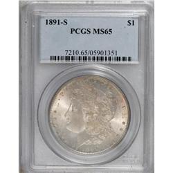 1891-S $1 MS65 PCGS