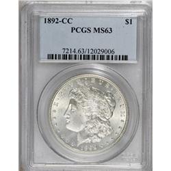 1892-CC $1 MS63 PCGS