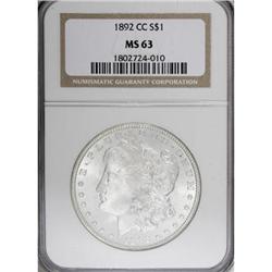 1892-CC $1 MS63 NGC