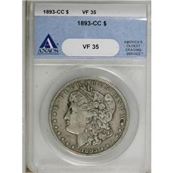 1893-CC $1 VF35 ANACS