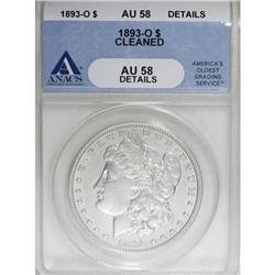 1893-O $1 AU58 Details ANACS