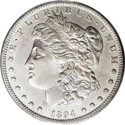 1894 $1 AU58 Details ANACS