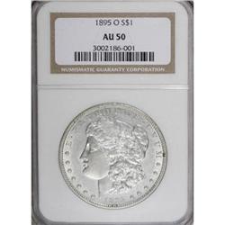 1895-O $1 AU50 NGC