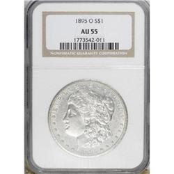 1895-O $1 AU55 NGC