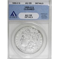 1895-O $1 AU55 Details ANACS
