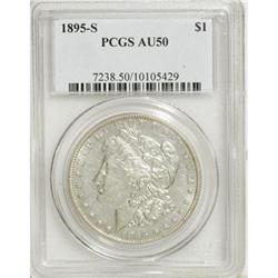 1895-S $1 AU50 PCGS
