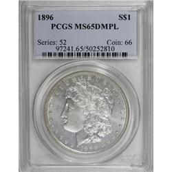 1896 $1 MS65 Deep Mirror Prooflike PCGS