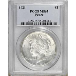 1921 $1 MS65 PCGS