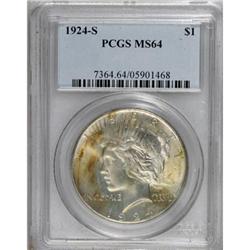 1924-S $1 MS64 PCGS