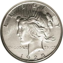 1925-S $1 MS65 NGC