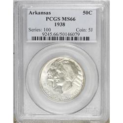 1938 50C Arkansas MS66 PCGS