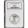 Image 1 : 1936-D 50C Columbia MS67 NGC