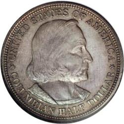 1892 50C Columbian PR65 NGC