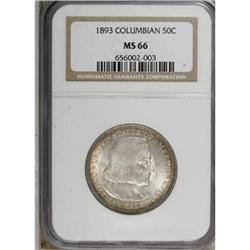 1893 50C Columbian MS66 NGC