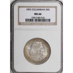 1893 50C Columbian MS66 NGC