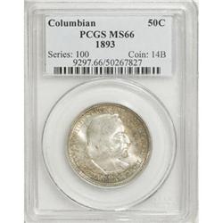 1893 50C Columbian MS66 PCGS
